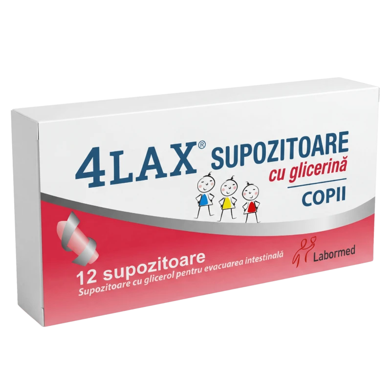 4Lax Свечи глицериновые для детей N6x2