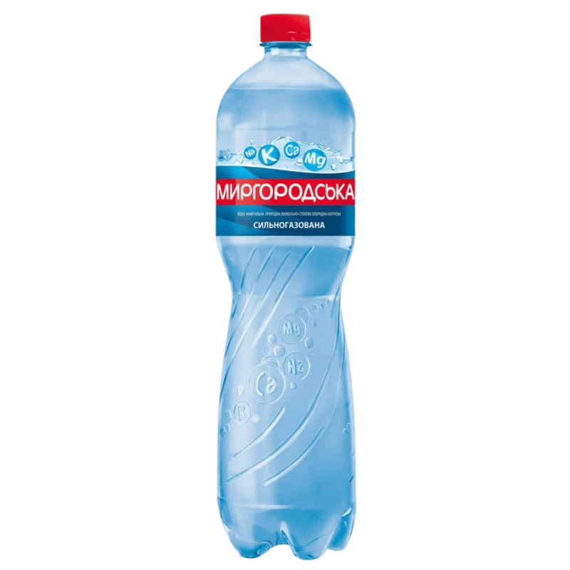 Вода минеральная Миргородская сильногазированная 1,5 л