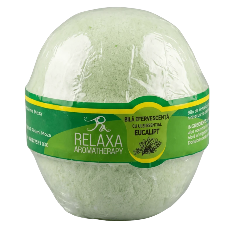 Бомбочки шипучие для ванны Relaxa эвкалиптом 120г