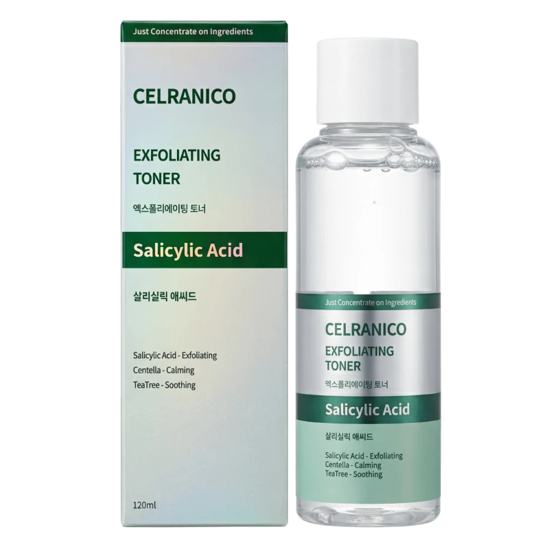 Celranico Toner exfoliant cu acid salicilic EXFOLIATING TONER SALICYLIC ACID 120 ml Celranico Toner exfoliant cu acid salicilic EXFOLIATING TONER SALICYLIC ACID 120 ml