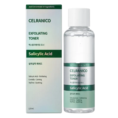 Celranico Тонер с салициловой кислотой EXFOLIATING TONER SALICYLIC ACID 120 мл
