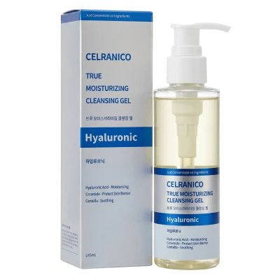 Celranico Очищающий гель для лица с гиалуроновой кислотой TRUE MOISTURIZING CLEANSING GEL HYALURONIC