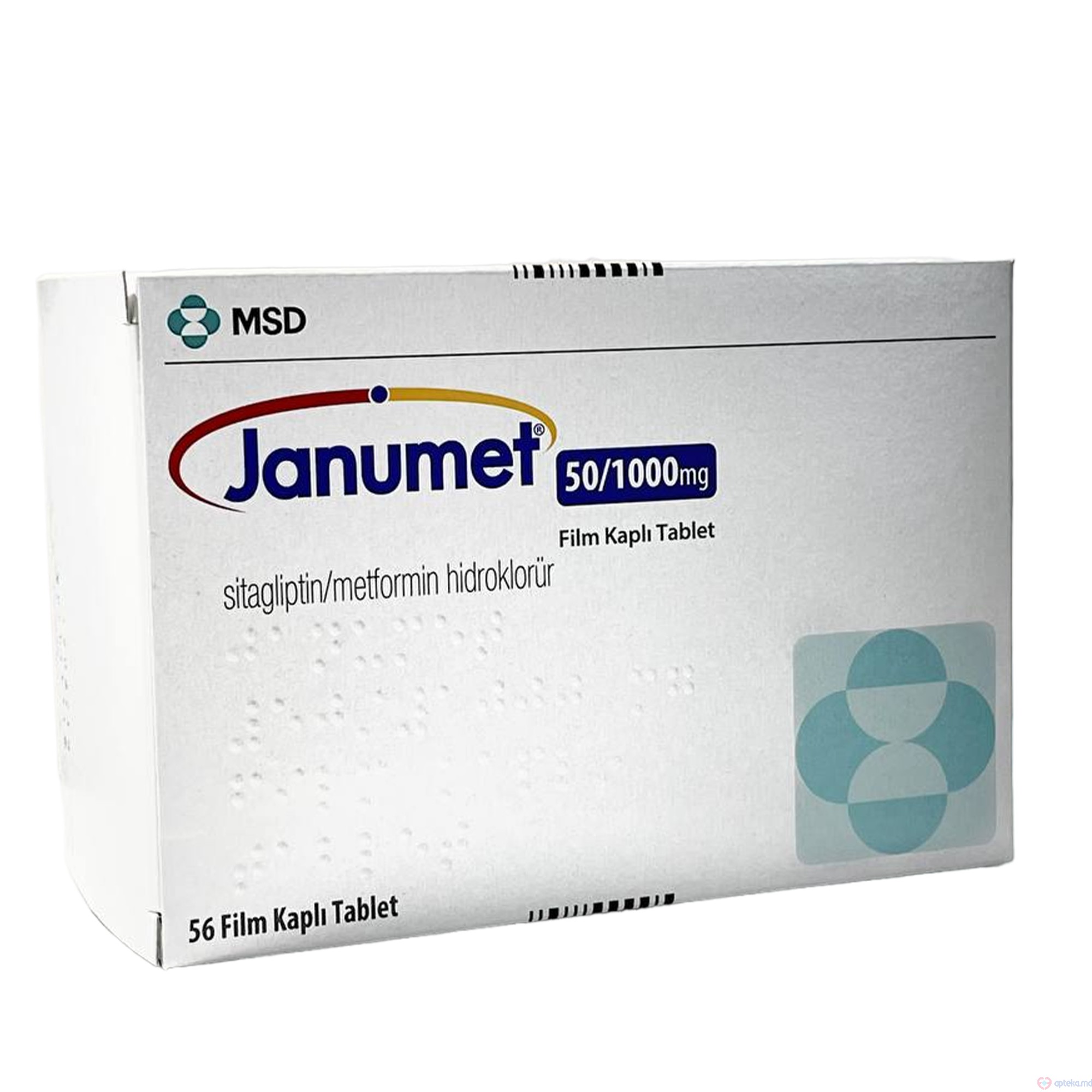 Janumet comp. film. 1000 mg/50 mg N14x4