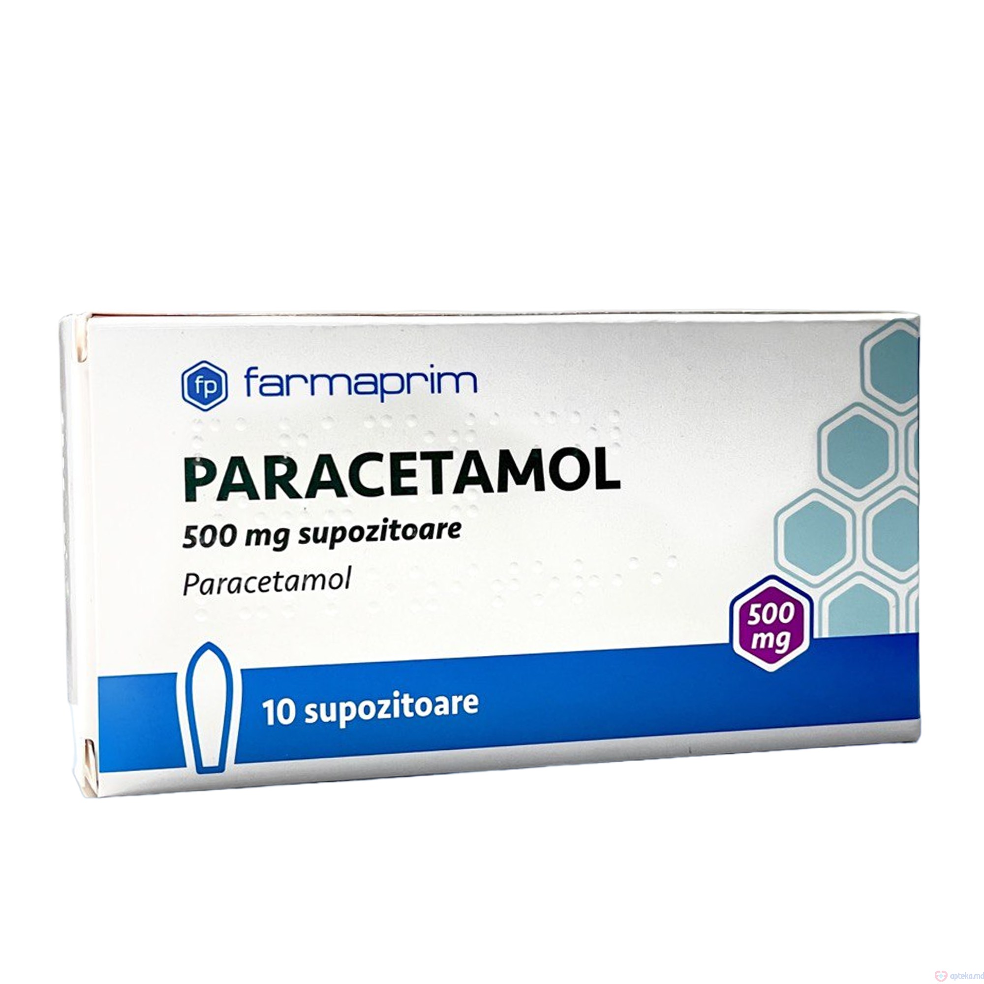 Paracetamol sup. 500 mg N5x2