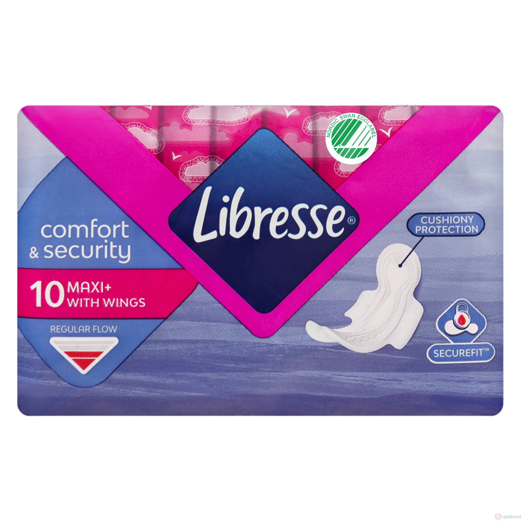 Absorb. Libress Comfort&Security Maxi N10