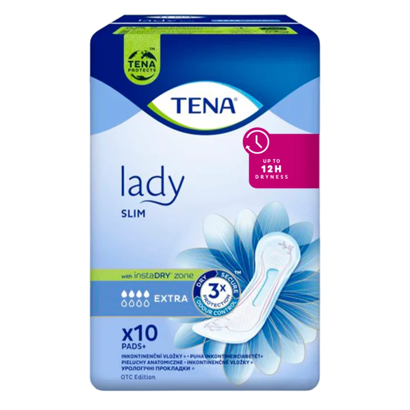 Прокладки урологические для женщин Tena Lady Slim Extra N10 Прокладки урологические для женщин Tena Lady Slim Extra N10