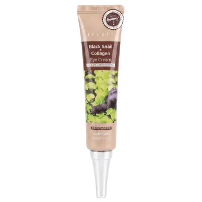 Jigott Крем под глаза с муцином улитки Black snail Collagen Eye Cream 40 мл