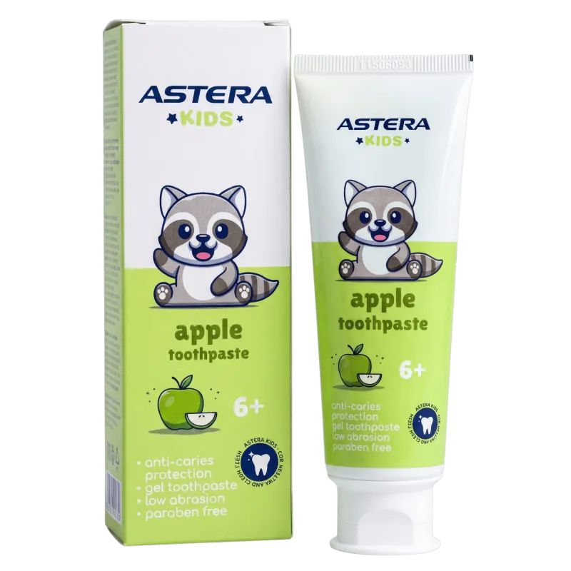Зубная паста ASTERA KIDS apple 6+ 65 мл