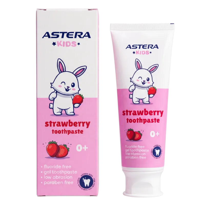 Зубная паста ASTERA KIDS strawberry 0+ 65мл