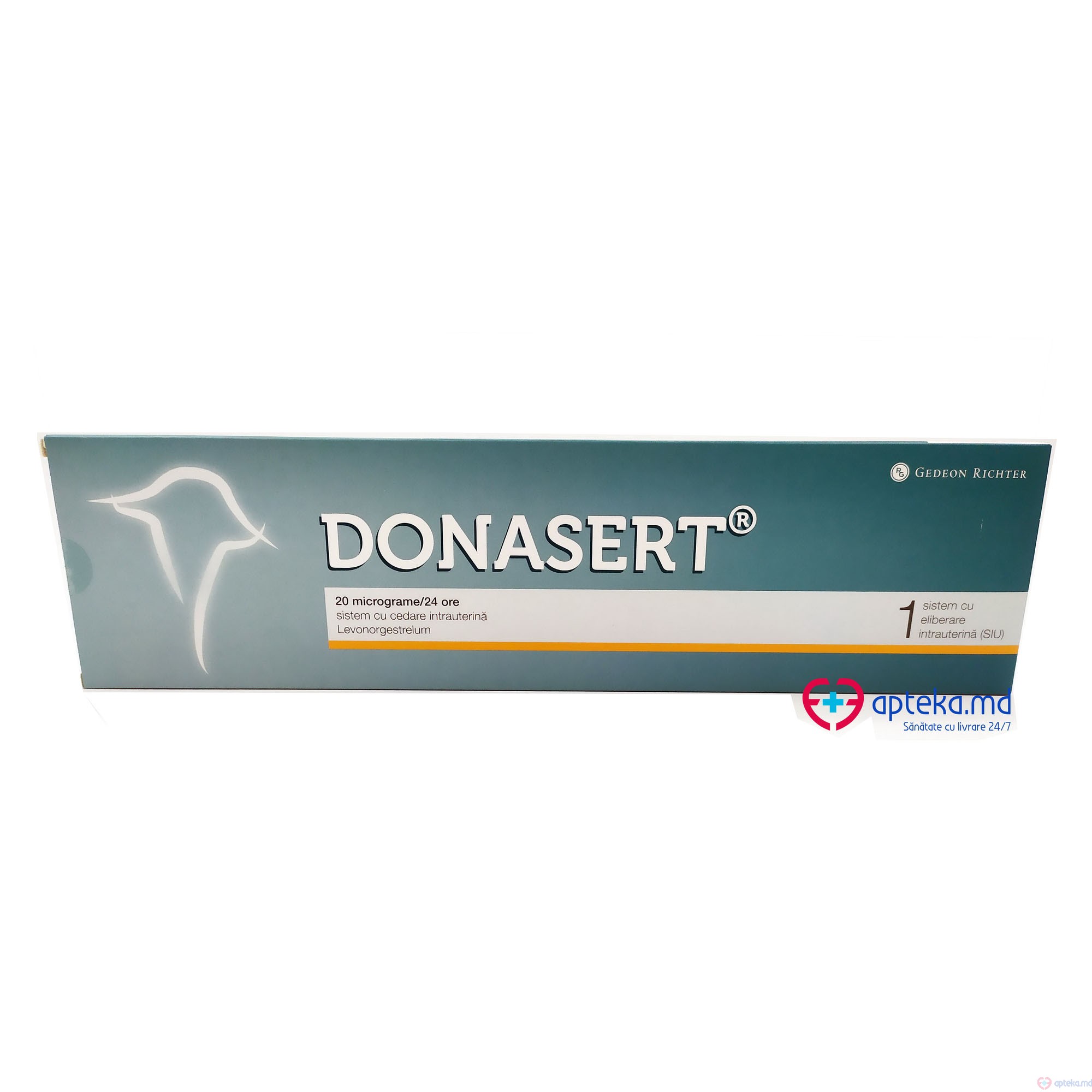 Donasert sistem cu cedare intrauterina 20 mcg/24 ore N1