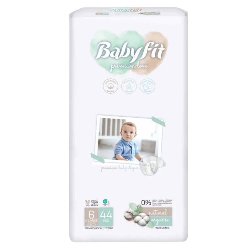 Подгузники Babyfit 6 Xlarge 15–25 кг N44