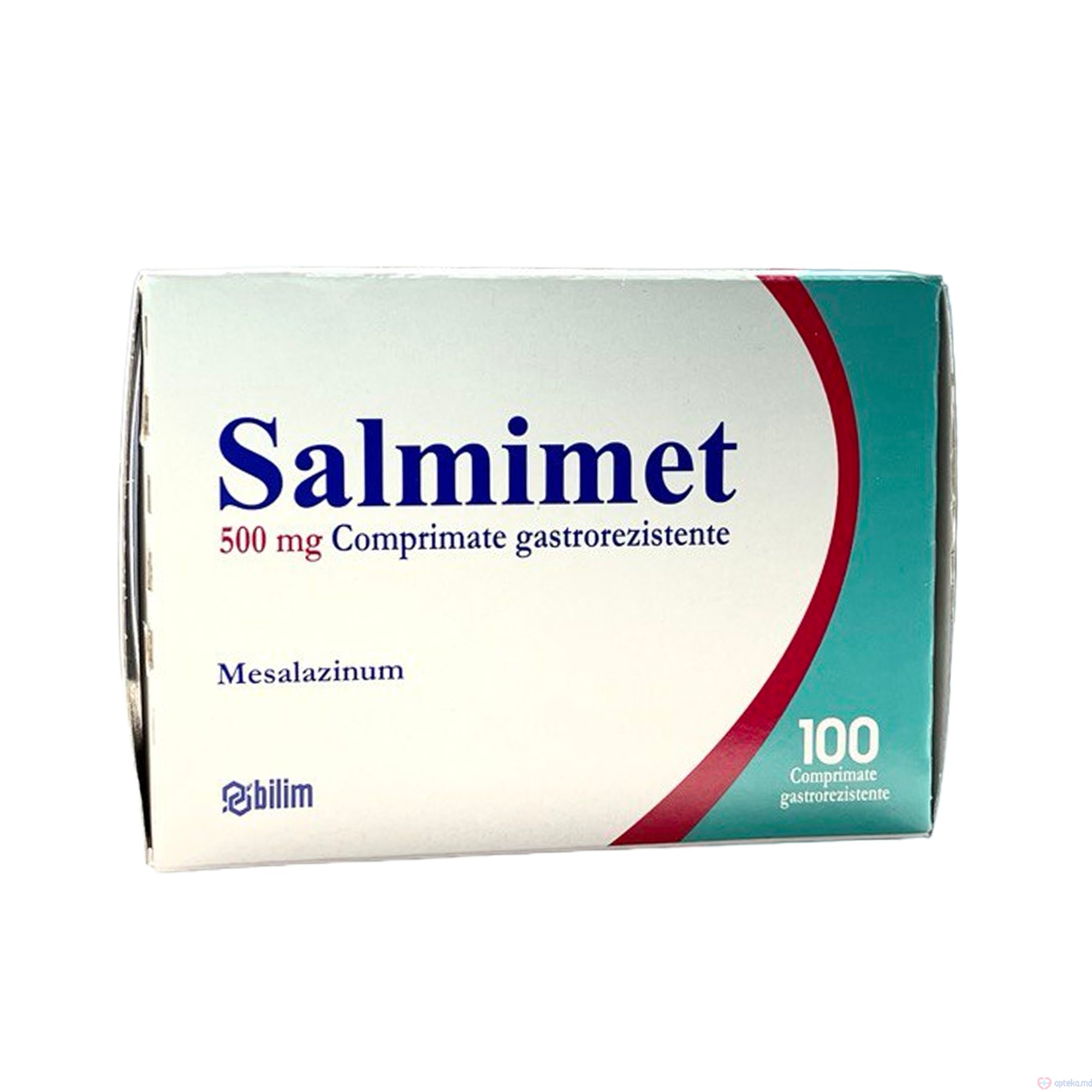 Salmimet comprimate gastrorezistente 500 mg N100