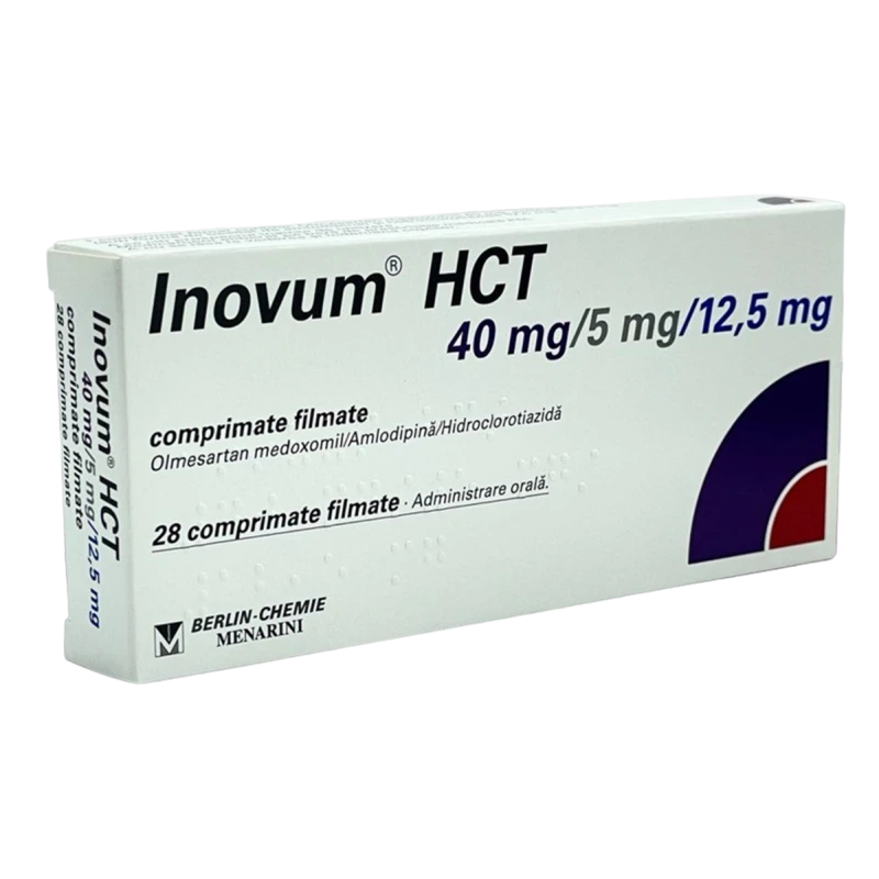 Иновум HCT табл. п/обол. 40 мг/10 мг/ 12.5  мг N14x2