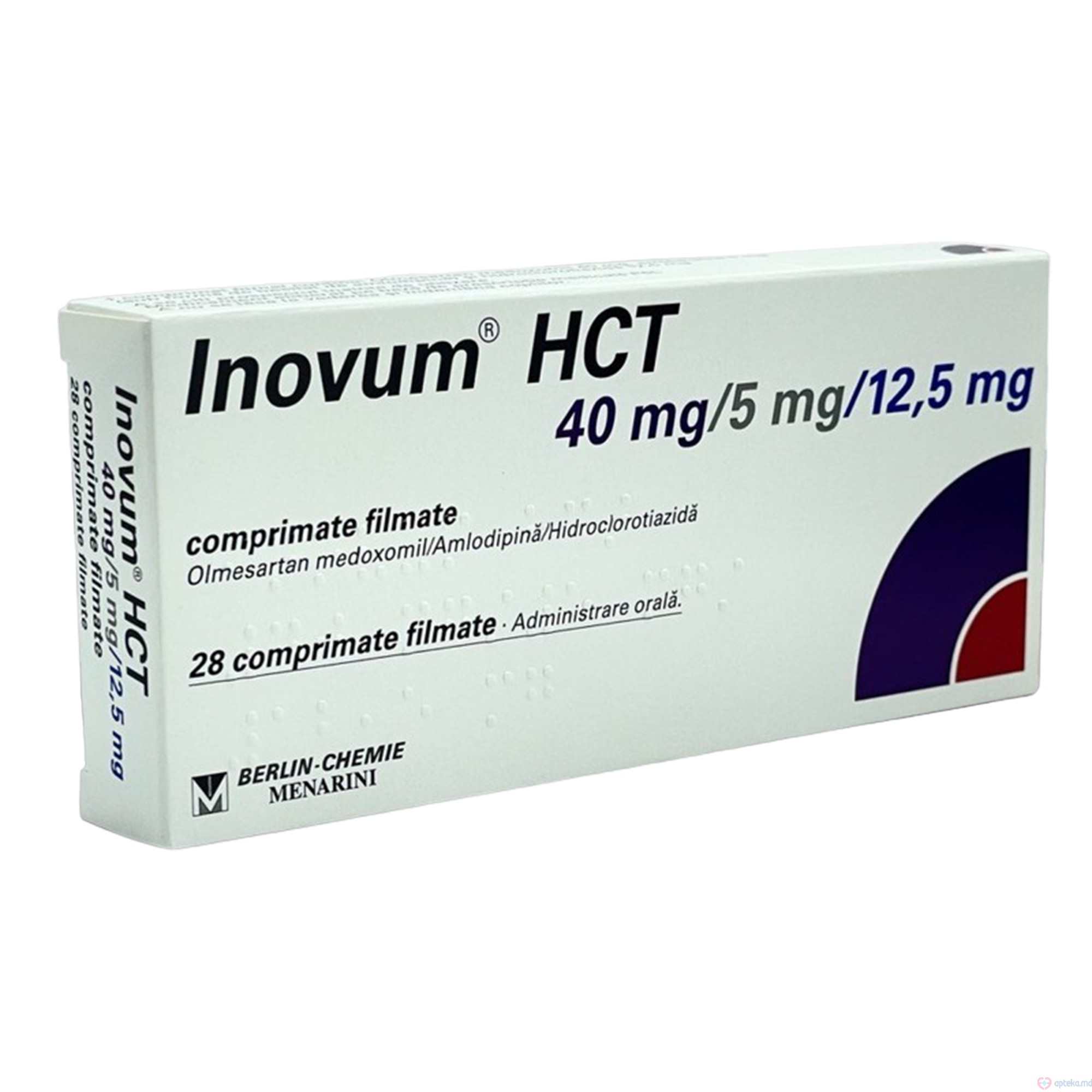 Inovum HCT comp. film. 40 mg/10 mg/12.5 mg N14x2