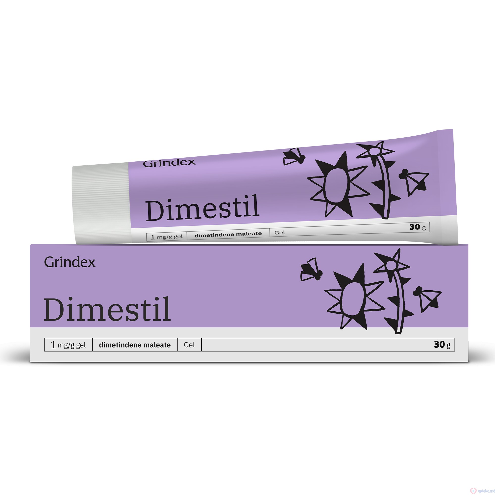 Dimestil gel 1 mg/g 30 g N1