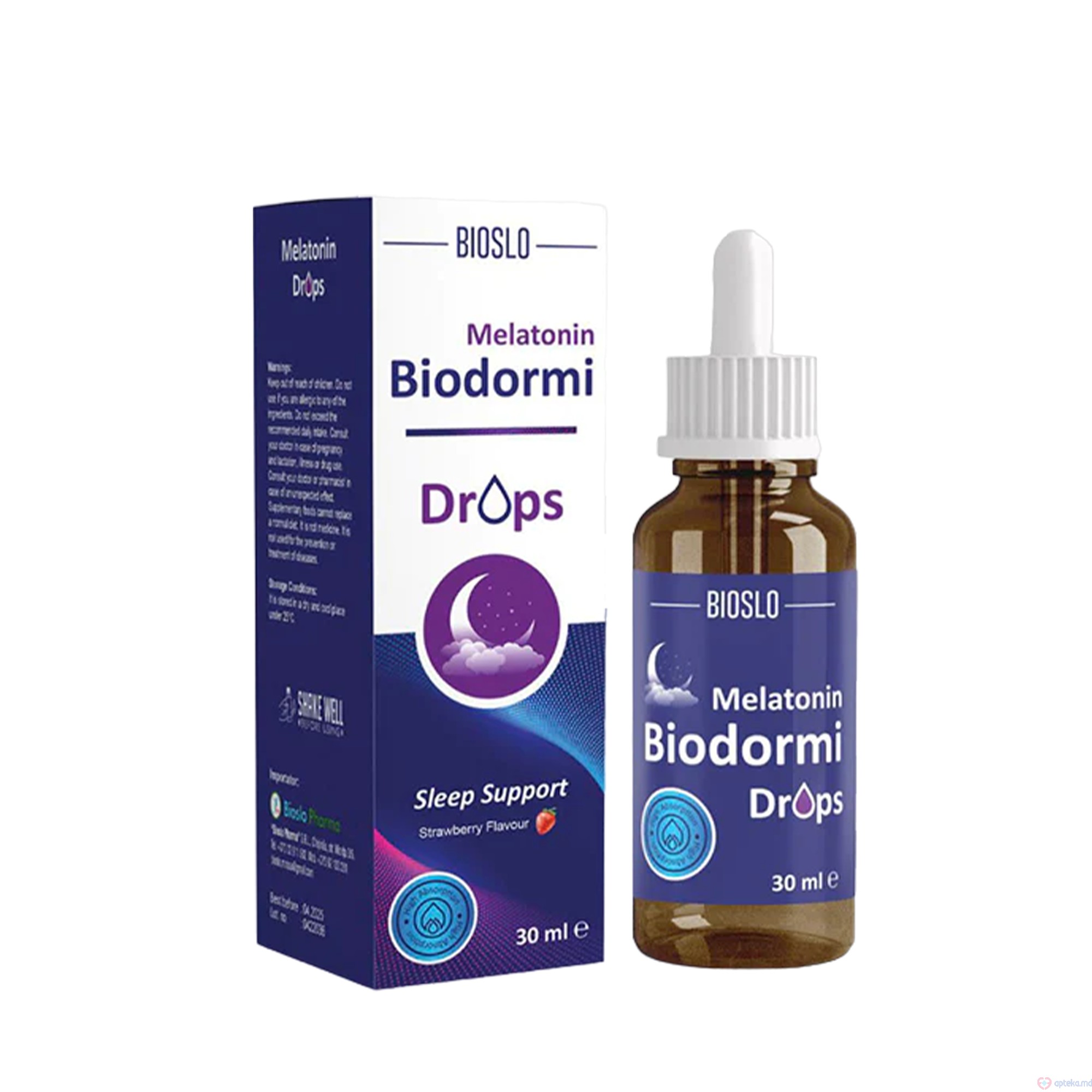 Biodormi Melatonin picaturi 30ml Bioslo N1