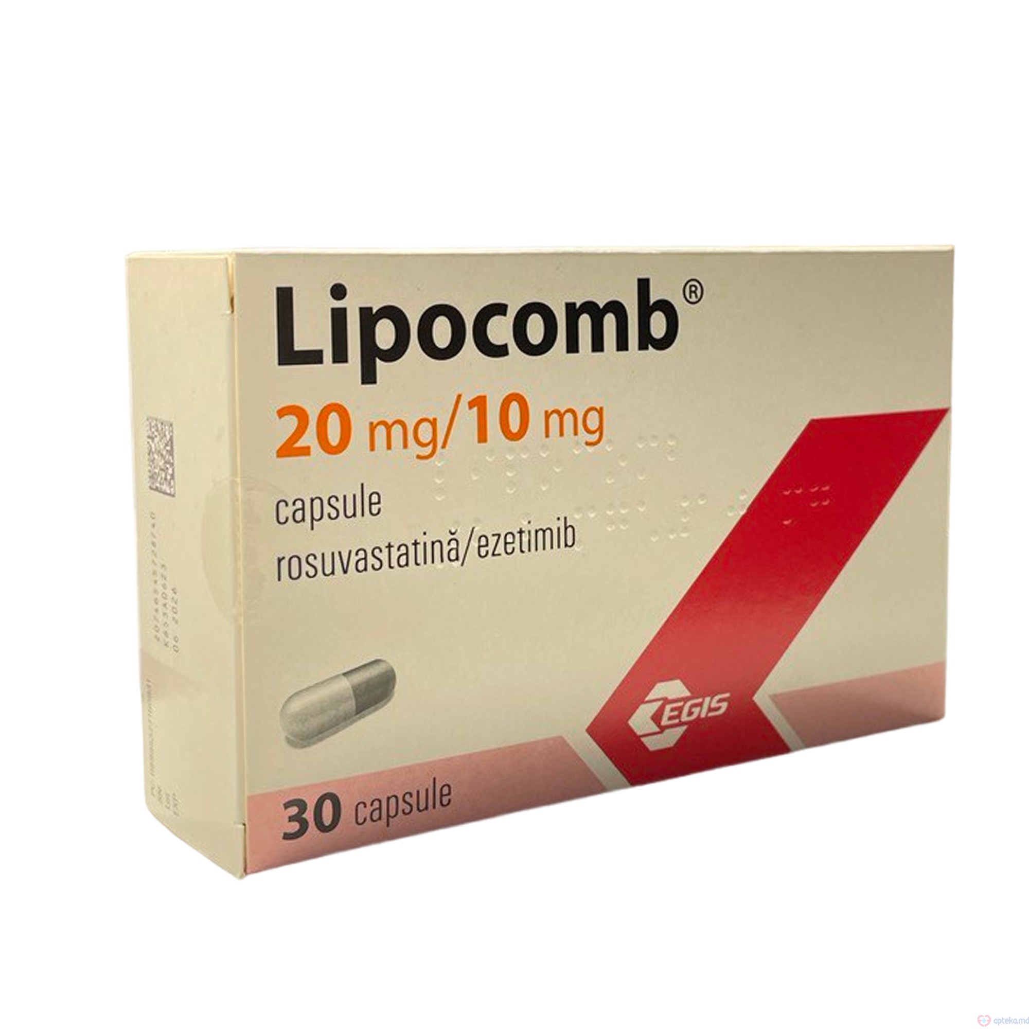 Lipocomb caps. 20 mg/10 mg N10x3