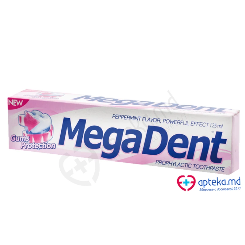 Pasta de dinti  "MEGADENT" Gums protection 125ml