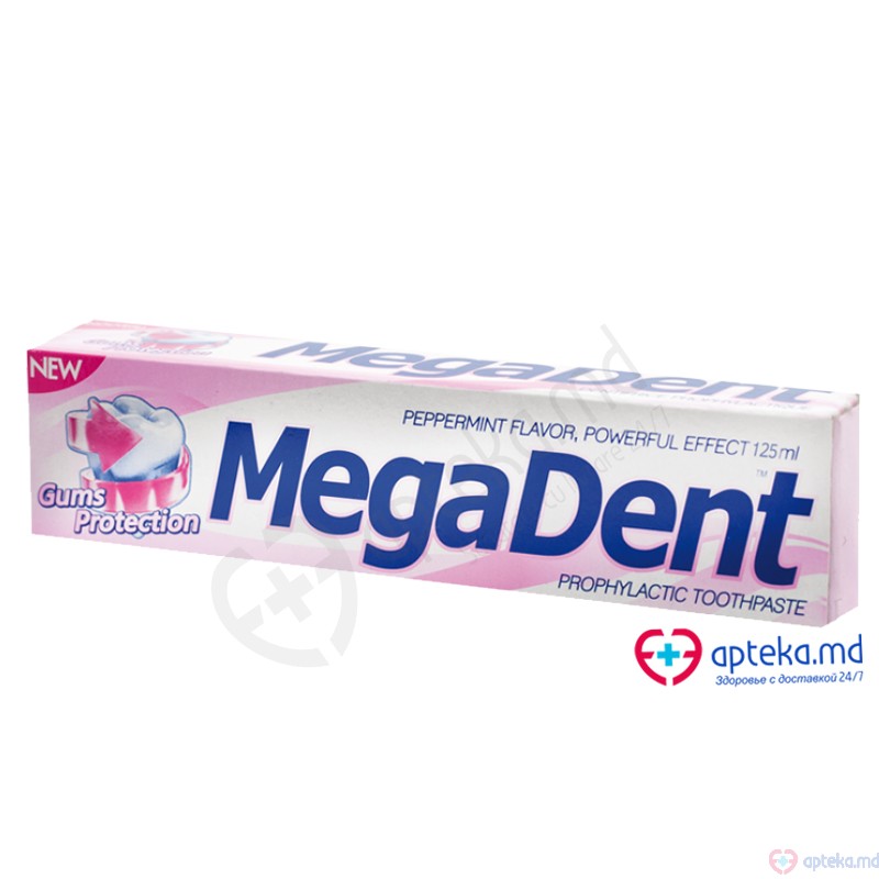 Pasta de dinti  "MEGADENT" Gums protection 125ml