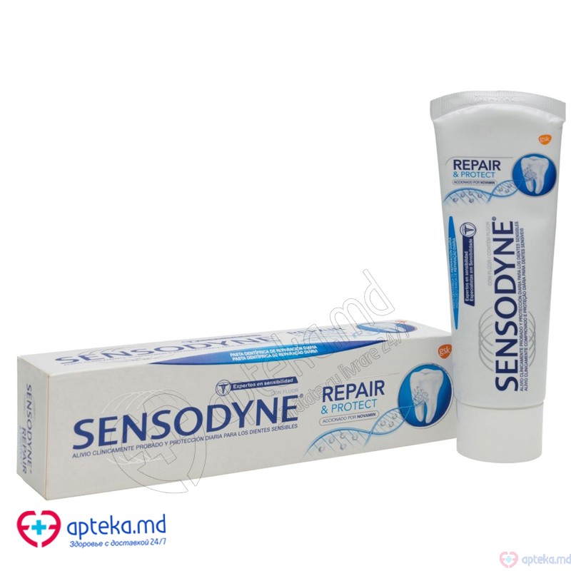 Pasta de dinti Sensodyne Repair and Protect 75ml (1+1)