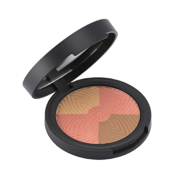 Paleta pentru machiaj Aden Face Sunlight Trio №2 SUMMER