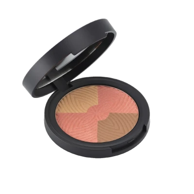 Paleta pentru machiaj Aden Face Sunlight Trio №2 SUMMER