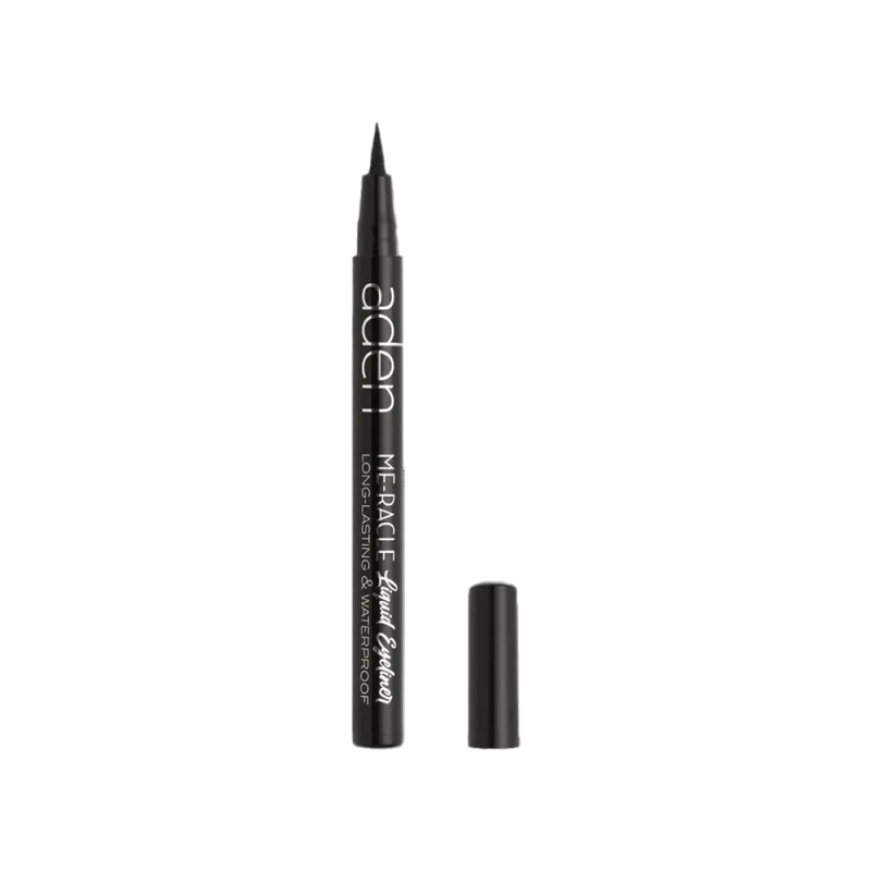 Подводка-фломастер для глаз Aden ME-RACLE Liquid eyeliner №1 BLACK