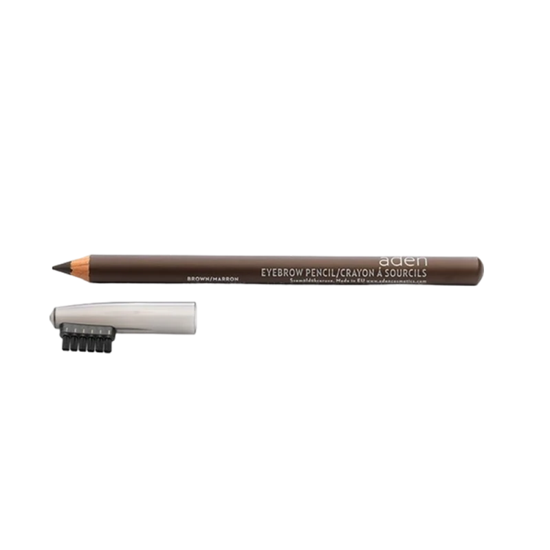 Creion pentru sprancene cu pensula  Aden Eyebrow Pencil BROWN