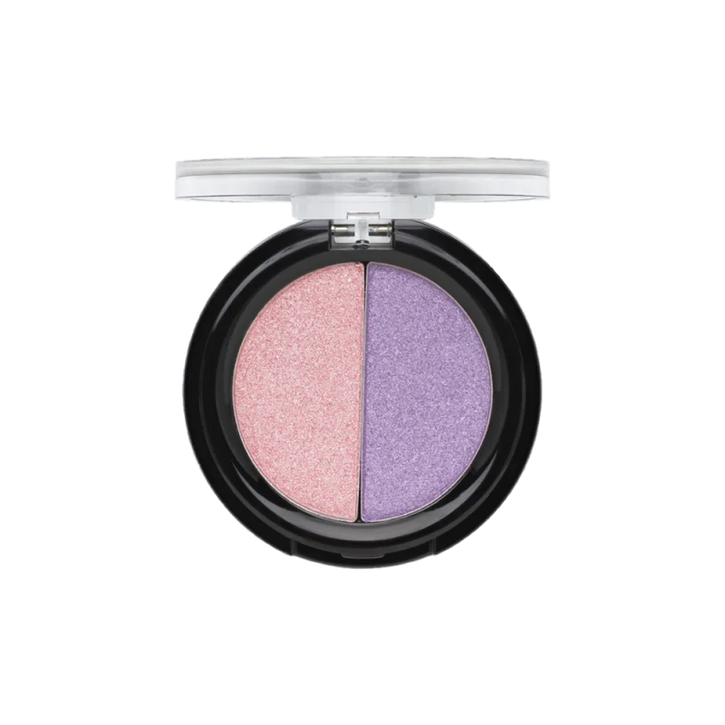 Fard de pleoape Aden Shine Eyeshadow Powder Duo №4 ROSE/PURPLE