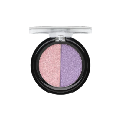 Тени для век Aden Shine Eyeshadow Powder Duo №4 ROSE/PURPLE