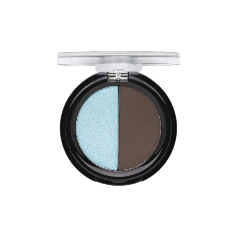 Fard de pleoape Aden Shine Eyeshadow Powder Duo №3 BLUE/DARK GREY