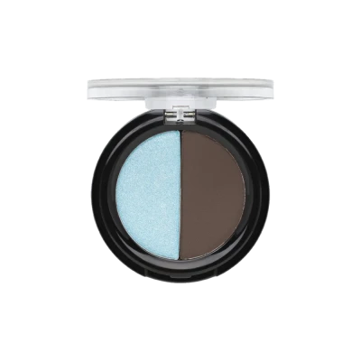 Fard de pleoape Aden Shine Eyeshadow Powder Duo №3 BLUE/DARK GREY