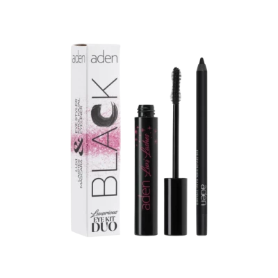 Rimel pentru gene Aden Luxi Lashes Mascara+ Creion de ochi Eye Styler Pencil Kit