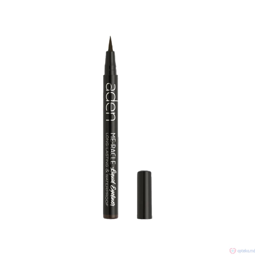 Подводка-фломастер для глаз Aden ME-RACLE Liquid eyeliner №2 BROWN