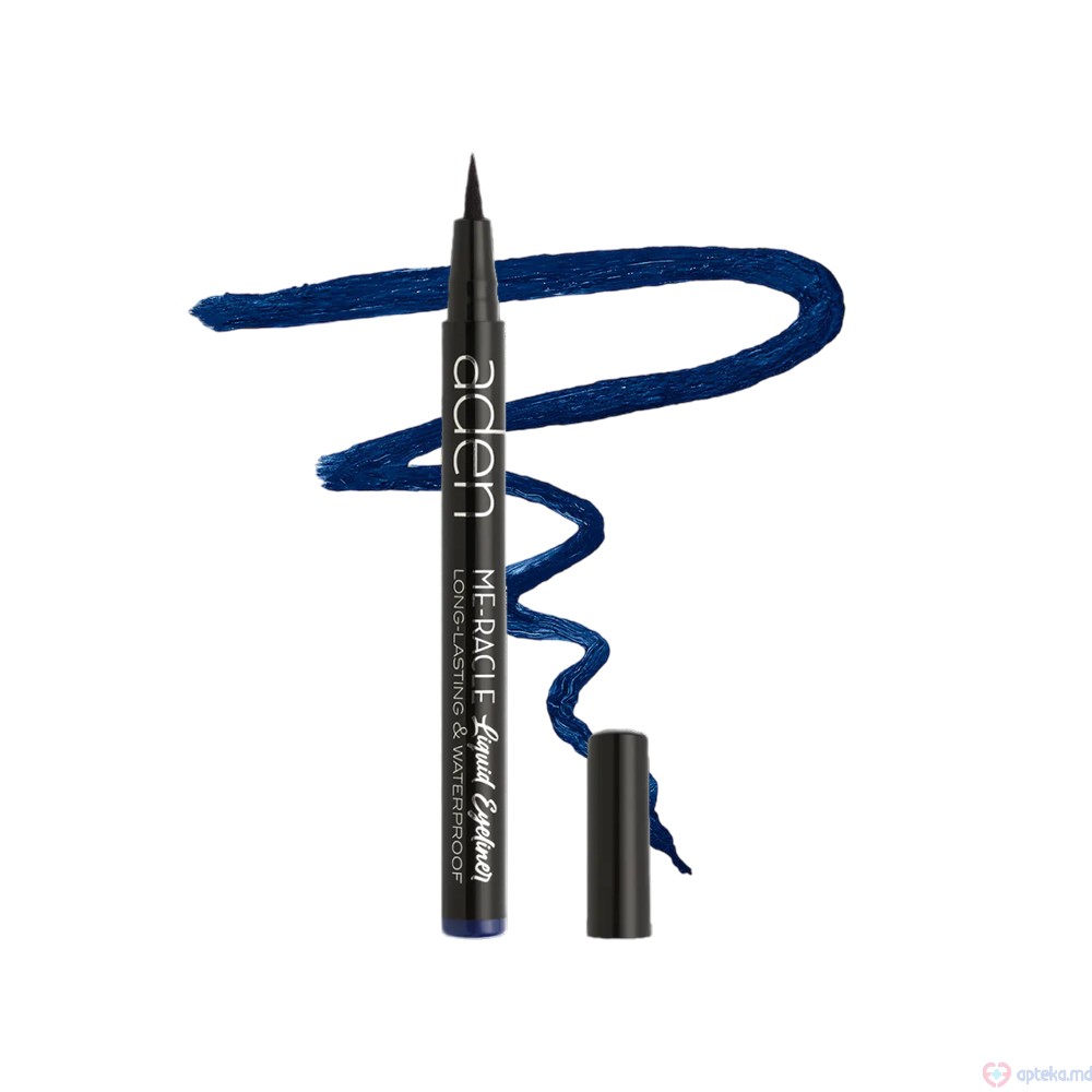 Eyeliner tip carioca Aden ME-RACLE Liquid eyeliner №3 BLUE