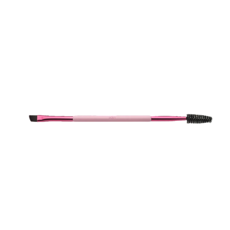 Pensula dubla pentru sprancene Aden Twin Eyebrow Brush