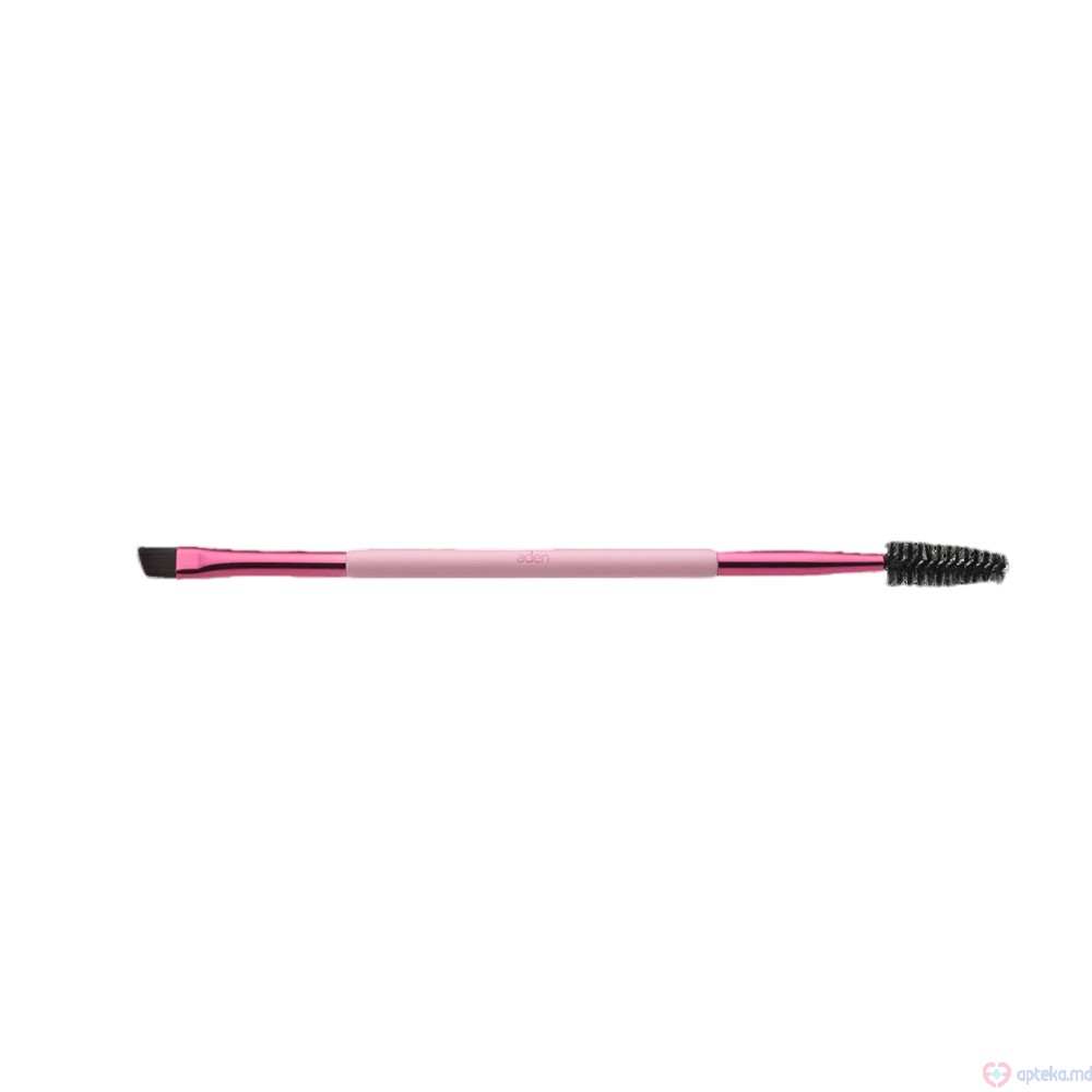 Pensula dubla pentru sprancene Aden Twin Eyebrow Brush