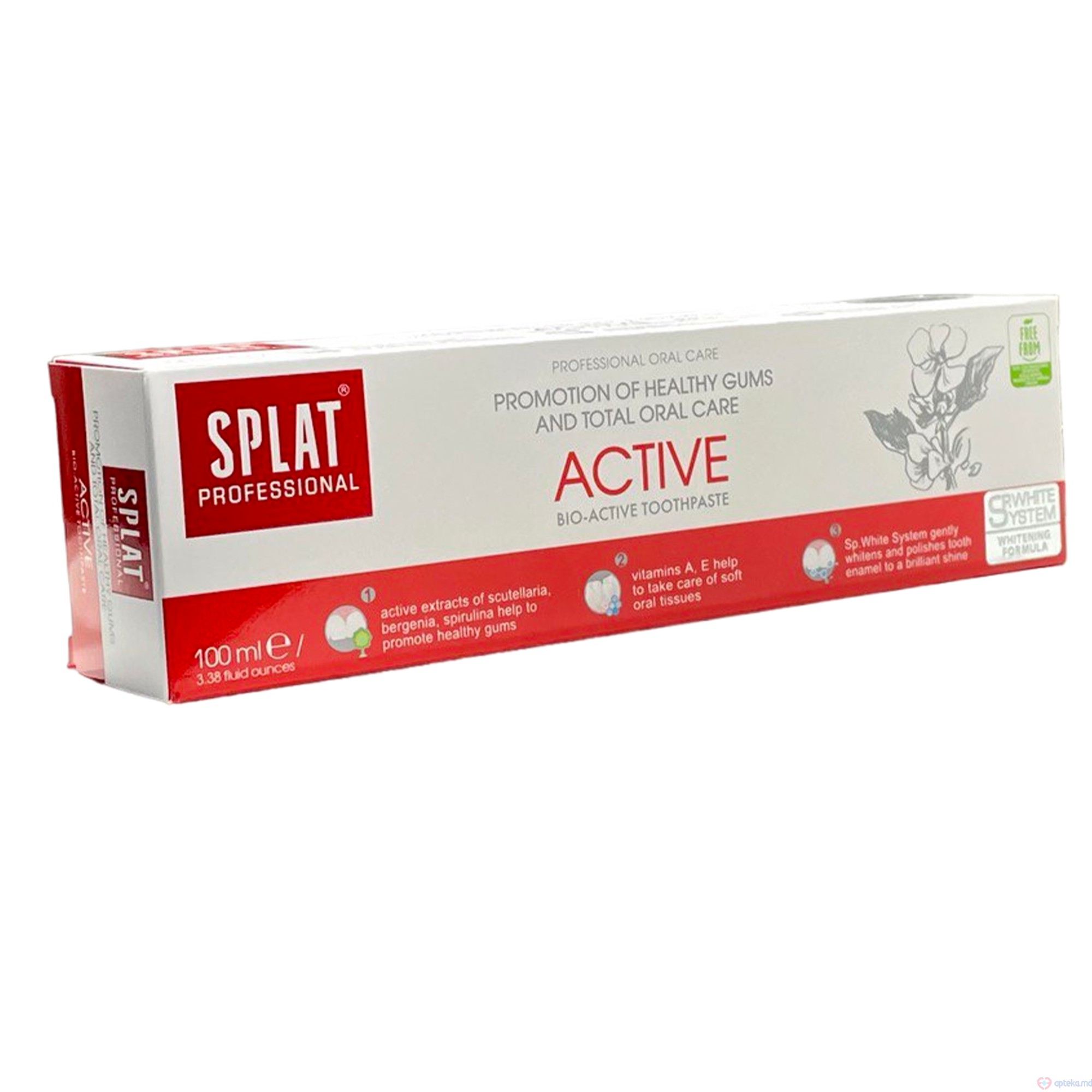 Pasta de dinti  SPLAT Active Profesional 100 ml