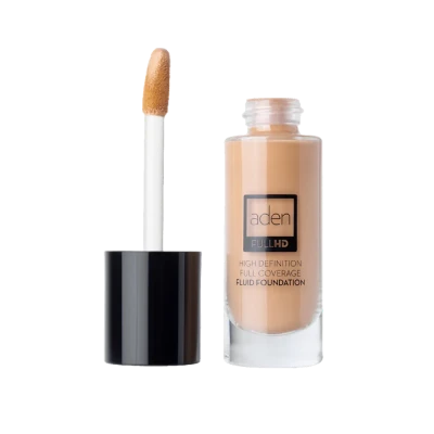 Тональный крем Aden Full HD Fluid Foundation №1 PORCELAIN 20мл