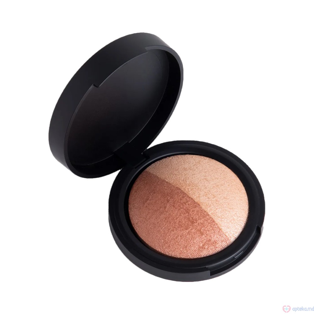 Запечённый бронзатор + Хайлайтер 2 в 1 Aden Terracotta Baked Bronzer/Highlighter Duo