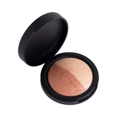 Запечённый бронзатор + Хайлайтер 2 в 1 Aden Terracotta Baked Bronzer/Highlighter Duo