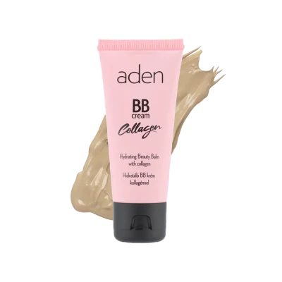 Fond de ten Aden BB Cream cu colagen №1 IVORY 30ml