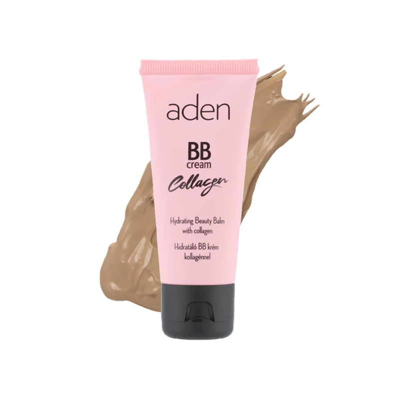 Fond de ten Aden BB Cream cu colagen №4 MAHAGONY 30ml