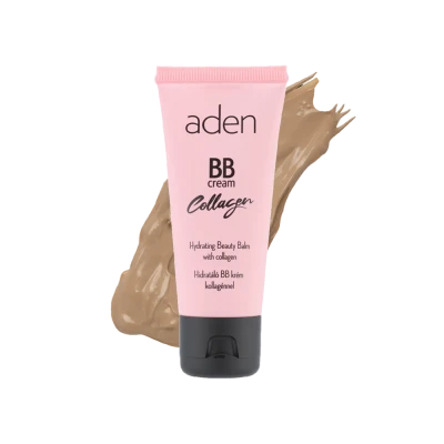 Fond de ten Aden BB Cream cu colagen №4 MAHAGONY 30ml