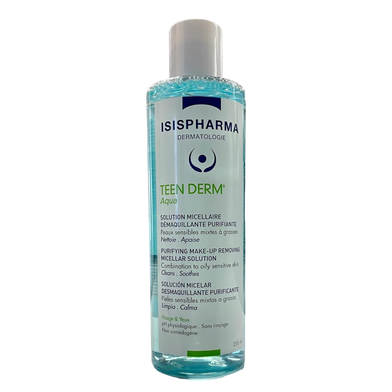 Исис Фарма Teen Derm Очищающая мицеллярная вода 250мл Исис Фарма Teen Derm Очищающая мицеллярная вода 250мл