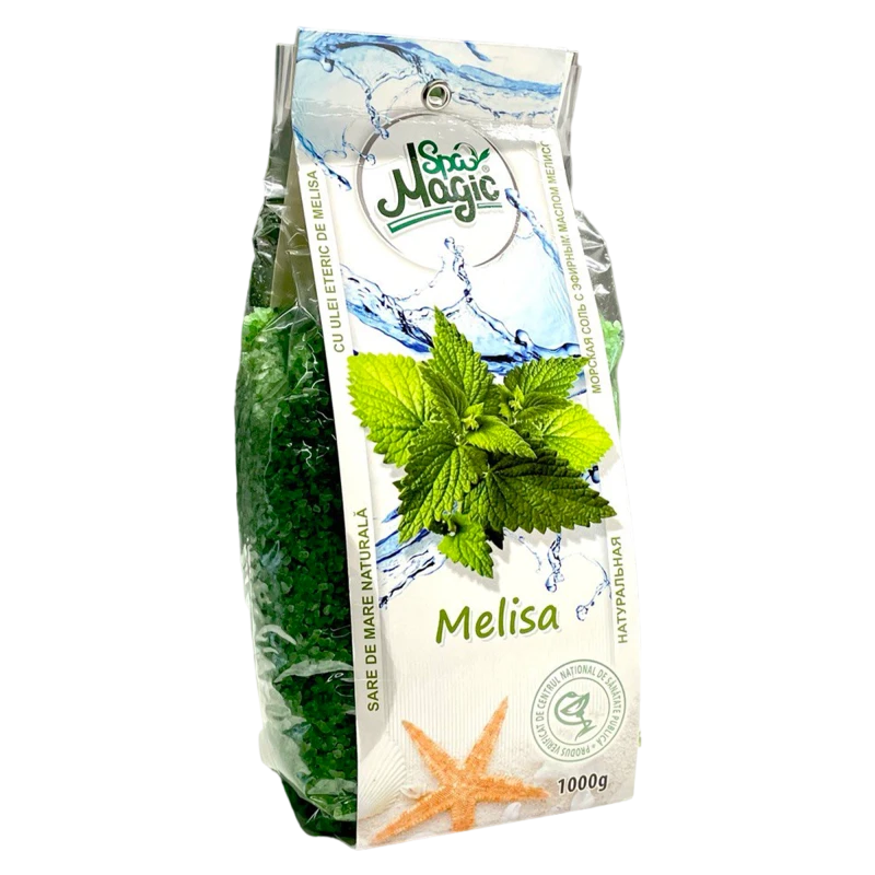 Соль морская MAGIC SPA Мелисса 1 кг (пакет) Соль морская MAGIC SPA Мелисса 1 кг (пакет)