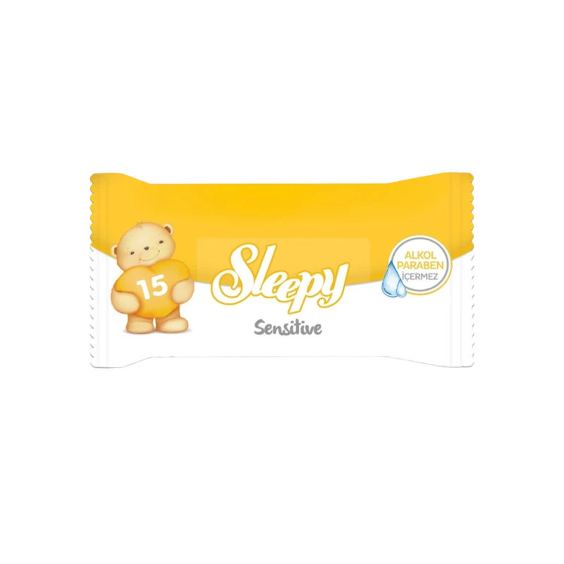 Салфетки влажные SLEEPY для чувствительной кожи N15
