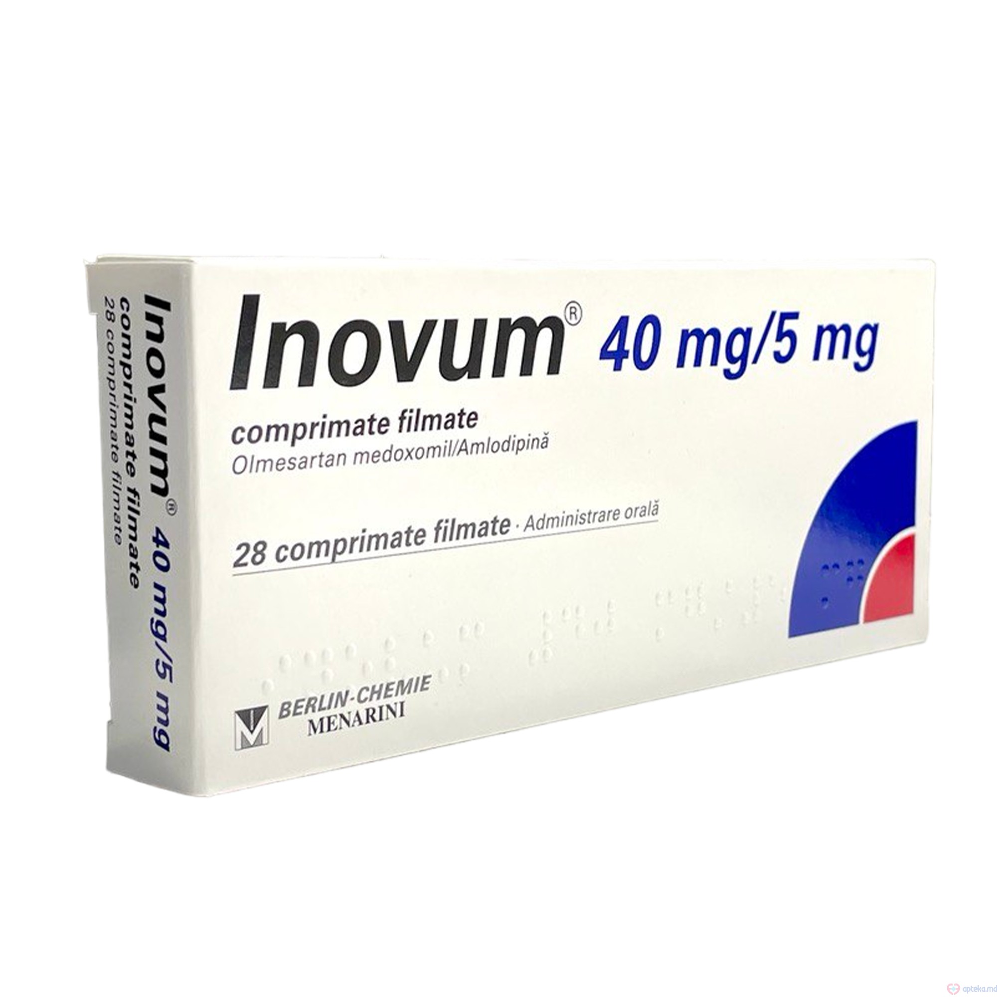 Inovum comp. film. 40 mg/5 mg N14x2