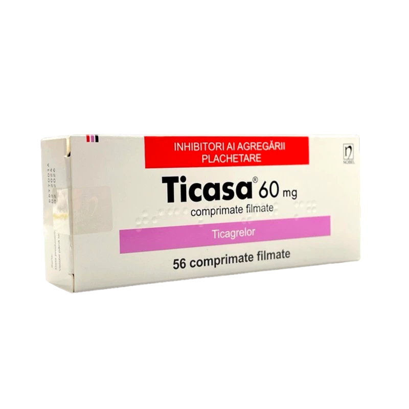 Тикаса табл п/обол 60 мг N14x4 Тикаса табл п/обол 60 мг N14x4