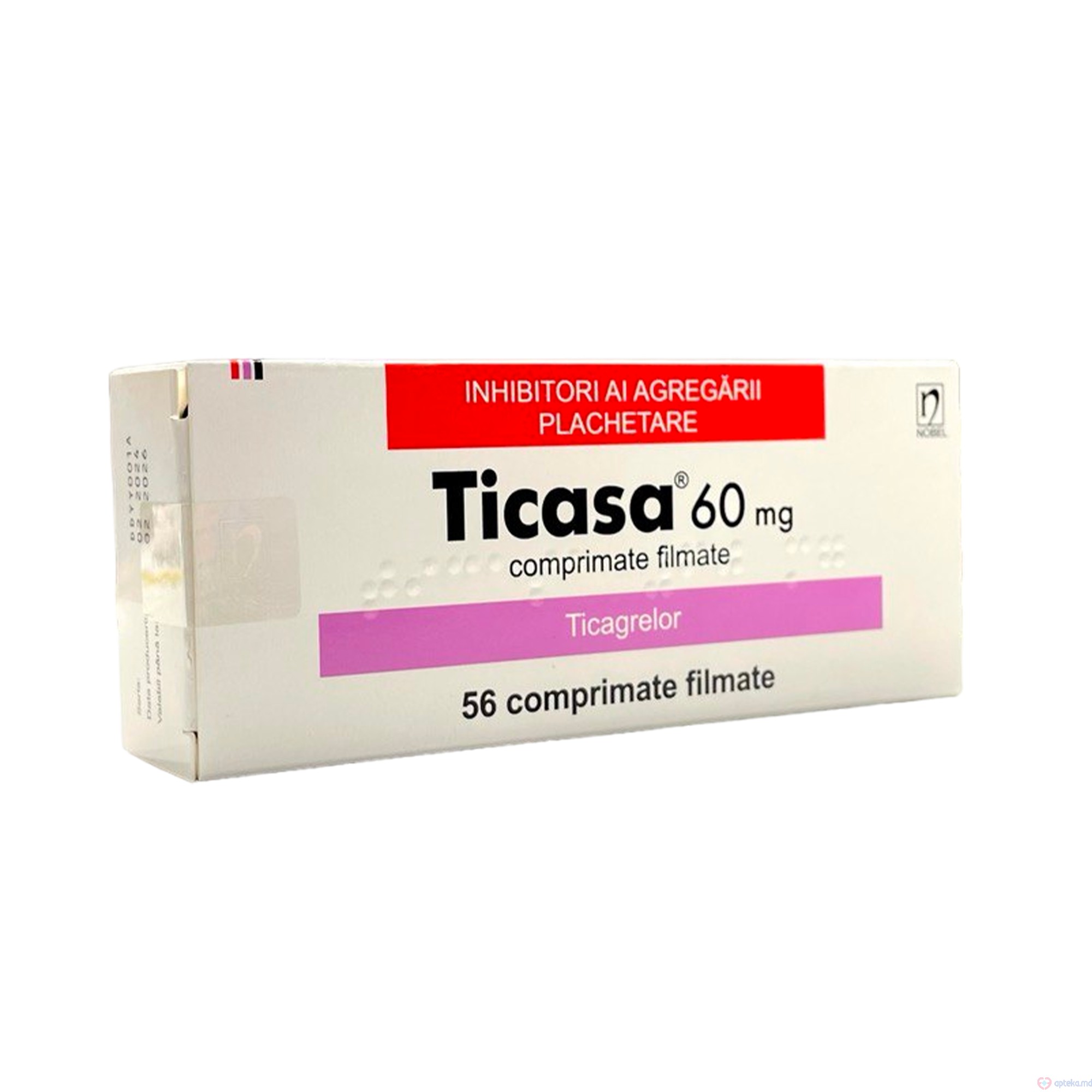 Ticasa comprimate filmate 60 mg N14x4